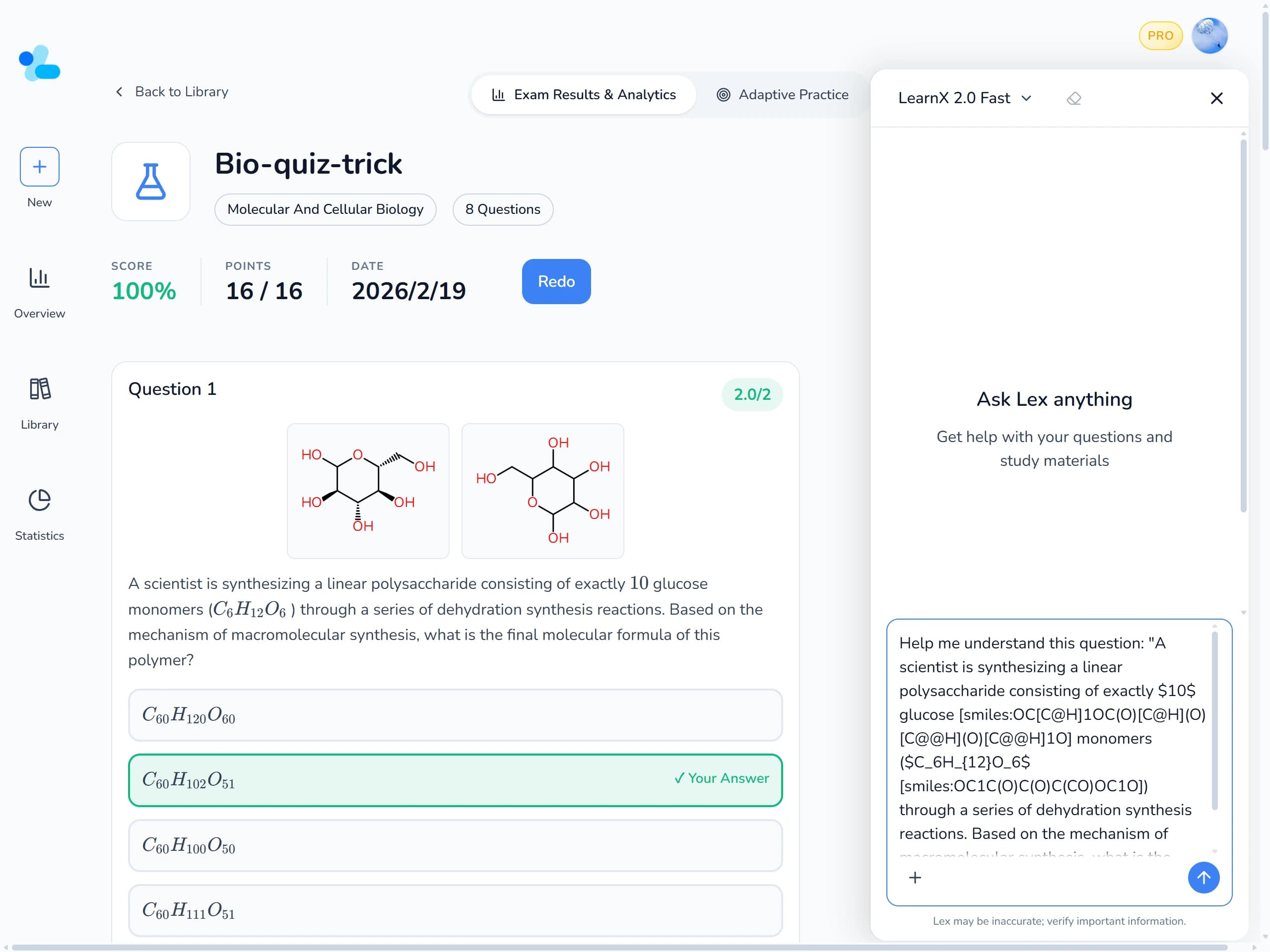Lex Tutor Example